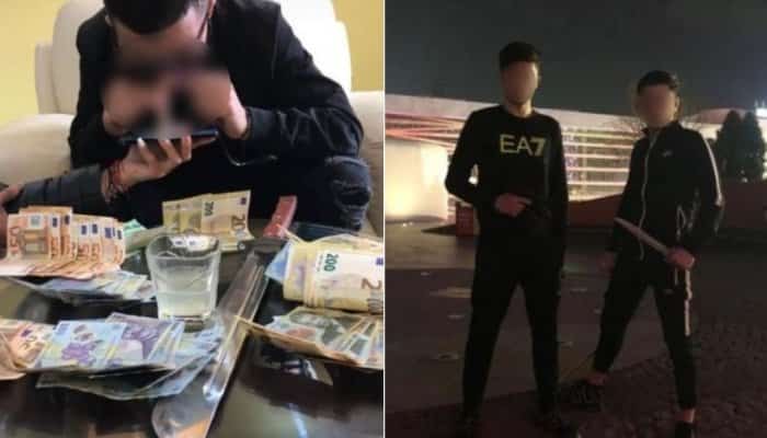 Mai mulți tineri interlopi au fost săltaţi de mascaţi după ce s-au pozat cu pistoale şi droguri